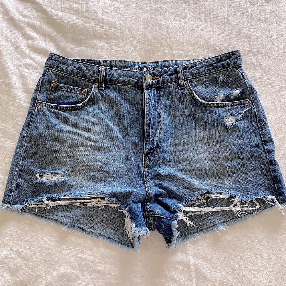 Wild Fable Denim High Rise Distressed Short